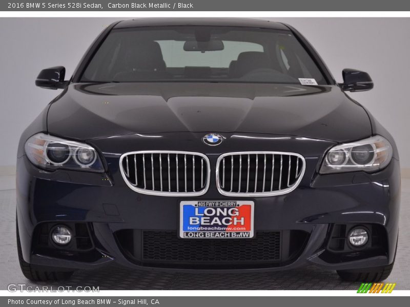 Carbon Black Metallic / Black 2016 BMW 5 Series 528i Sedan