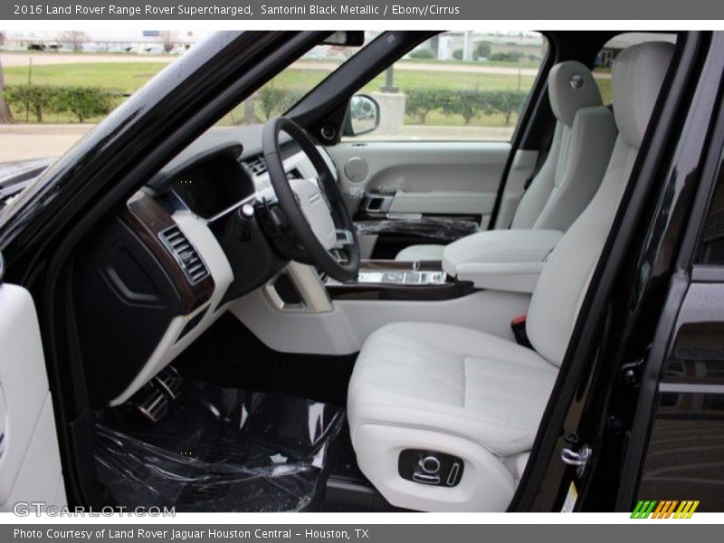  2016 Range Rover Supercharged Ebony/Cirrus Interior