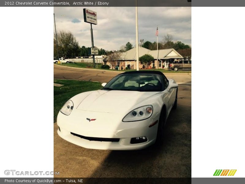 Arctic White / Ebony 2012 Chevrolet Corvette Convertible