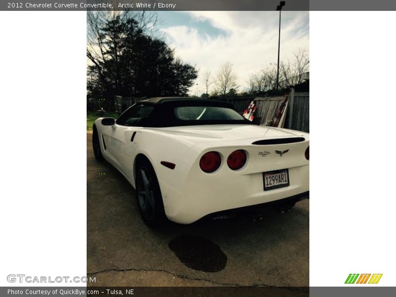 Arctic White / Ebony 2012 Chevrolet Corvette Convertible