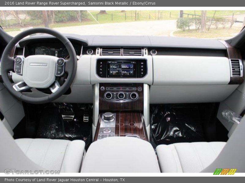 Santorini Black Metallic / Ebony/Cirrus 2016 Land Rover Range Rover Supercharged