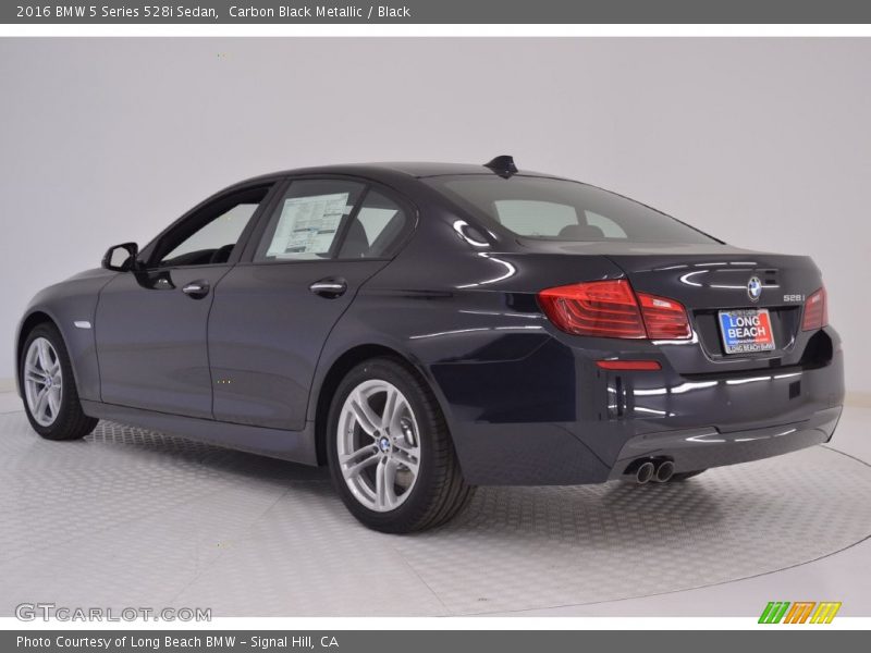Carbon Black Metallic / Black 2016 BMW 5 Series 528i Sedan