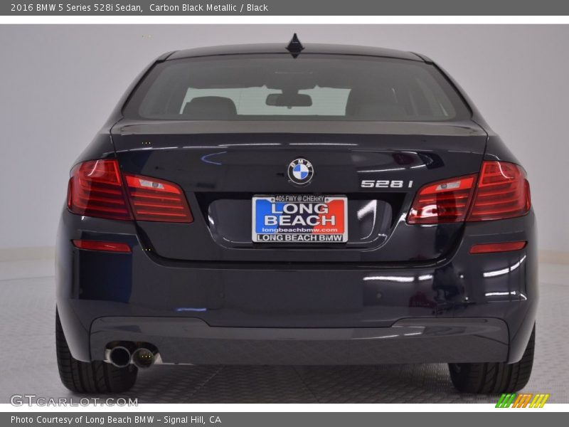 Carbon Black Metallic / Black 2016 BMW 5 Series 528i Sedan