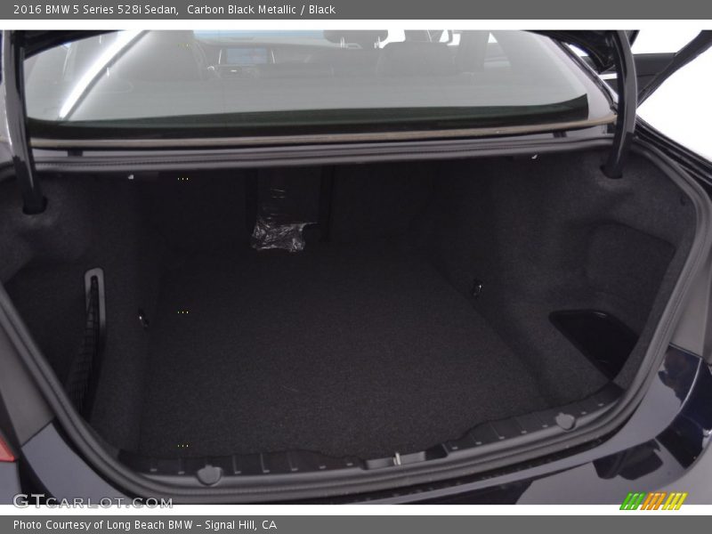 Carbon Black Metallic / Black 2016 BMW 5 Series 528i Sedan