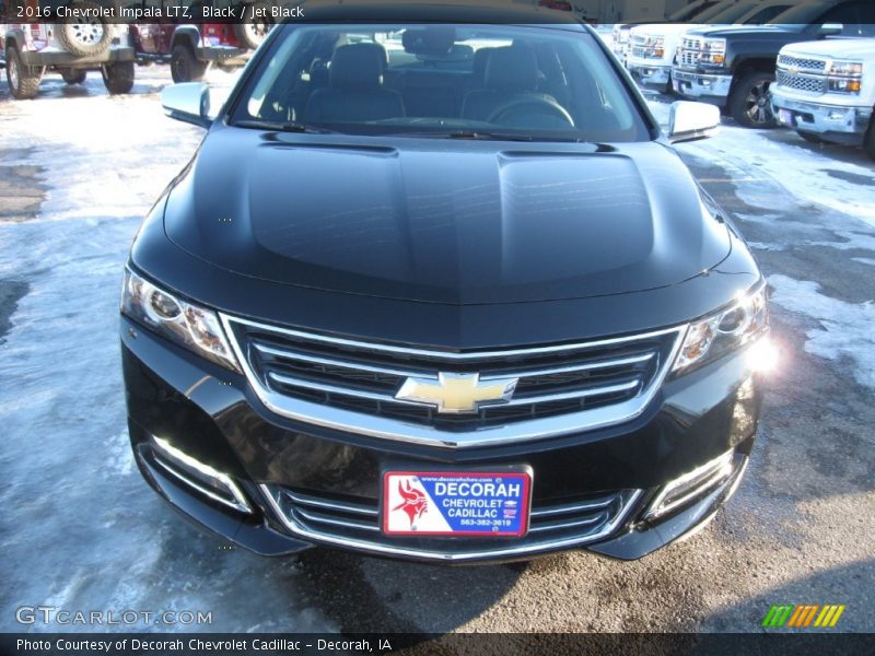 Black / Jet Black 2016 Chevrolet Impala LTZ