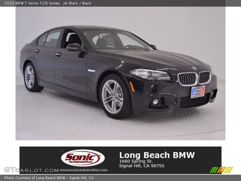 Jet Black / Black 2016 BMW 5 Series 528i Sedan