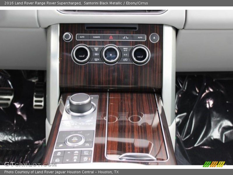 Santorini Black Metallic / Ebony/Cirrus 2016 Land Rover Range Rover Supercharged
