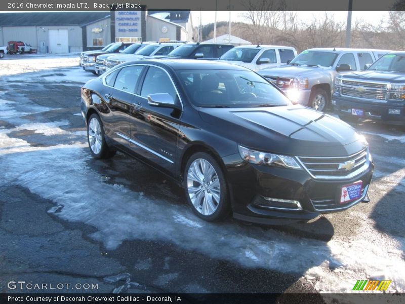 Black / Jet Black 2016 Chevrolet Impala LTZ