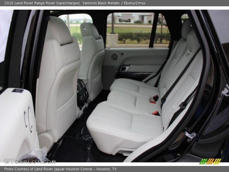 Santorini Black Metallic / Ebony/Cirrus 2016 Land Rover Range Rover Supercharged