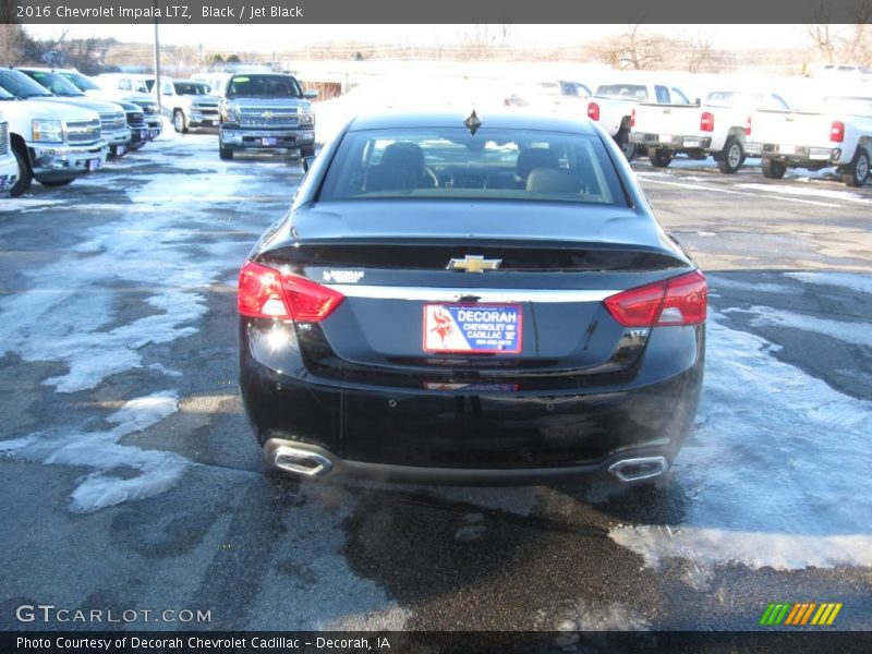 Black / Jet Black 2016 Chevrolet Impala LTZ