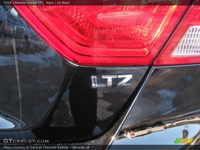 Black / Jet Black 2016 Chevrolet Impala LTZ