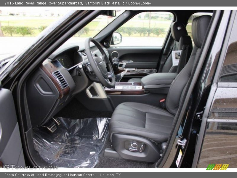 Santorini Black Metallic / Ebony/Ebony 2016 Land Rover Range Rover Supercharged