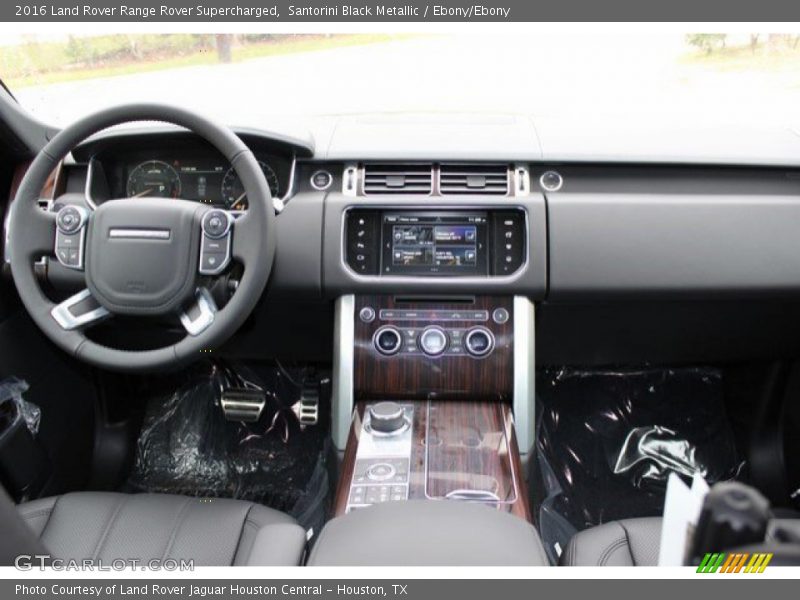 Santorini Black Metallic / Ebony/Ebony 2016 Land Rover Range Rover Supercharged