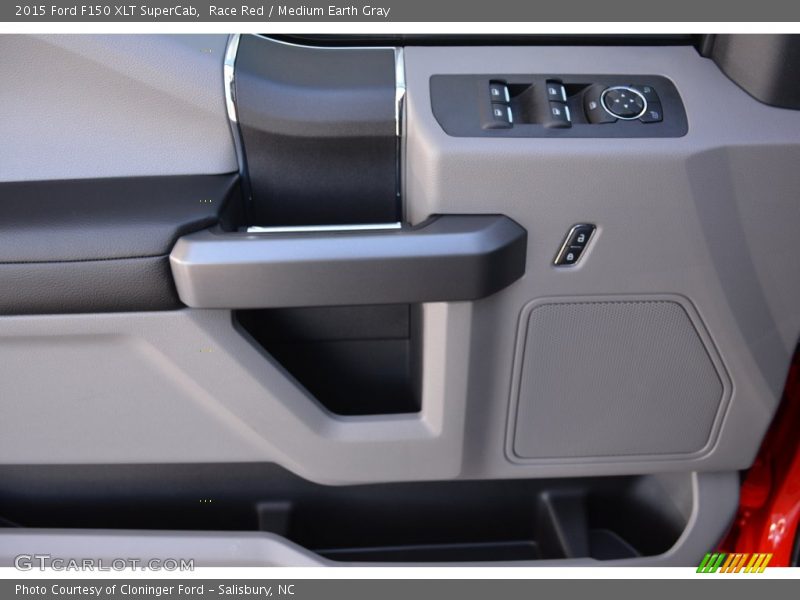 Race Red / Medium Earth Gray 2015 Ford F150 XLT SuperCab