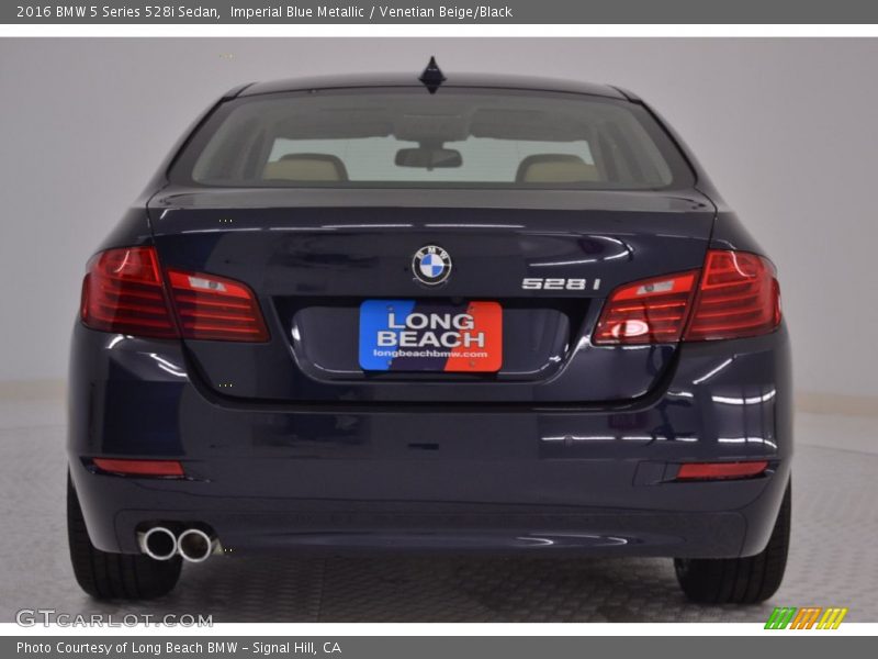 Imperial Blue Metallic / Venetian Beige/Black 2016 BMW 5 Series 528i Sedan