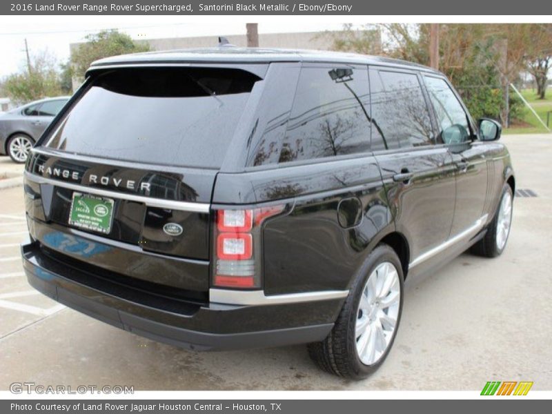 Santorini Black Metallic / Ebony/Ebony 2016 Land Rover Range Rover Supercharged