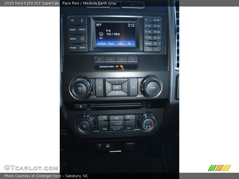 Race Red / Medium Earth Gray 2015 Ford F150 XLT SuperCab