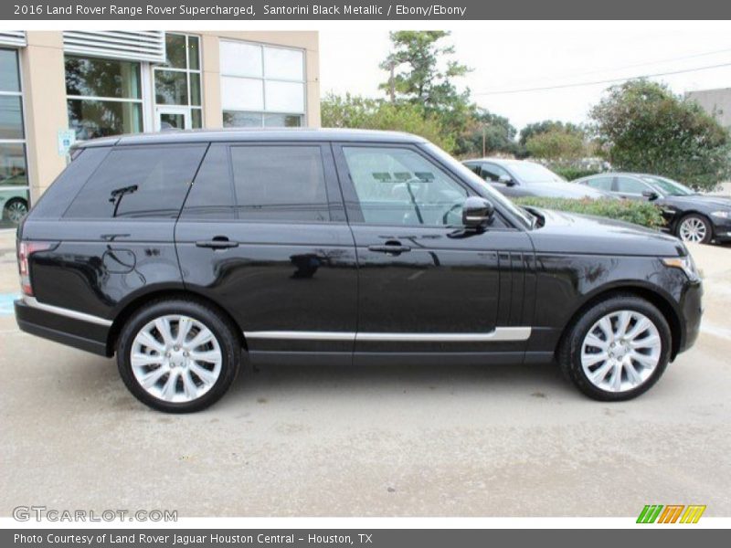 Santorini Black Metallic / Ebony/Ebony 2016 Land Rover Range Rover Supercharged