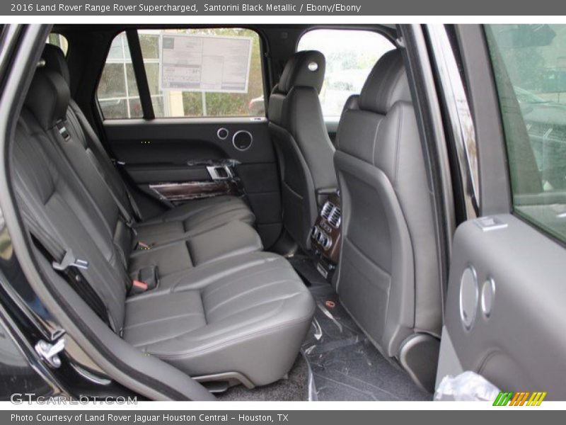Santorini Black Metallic / Ebony/Ebony 2016 Land Rover Range Rover Supercharged
