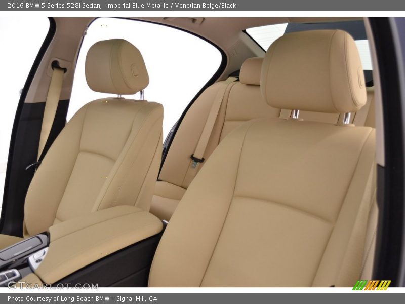 Imperial Blue Metallic / Venetian Beige/Black 2016 BMW 5 Series 528i Sedan