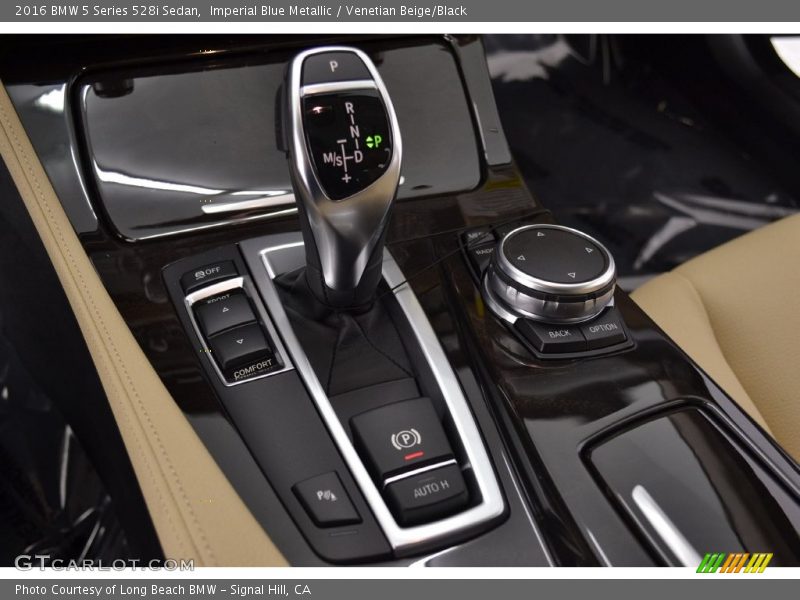 Imperial Blue Metallic / Venetian Beige/Black 2016 BMW 5 Series 528i Sedan