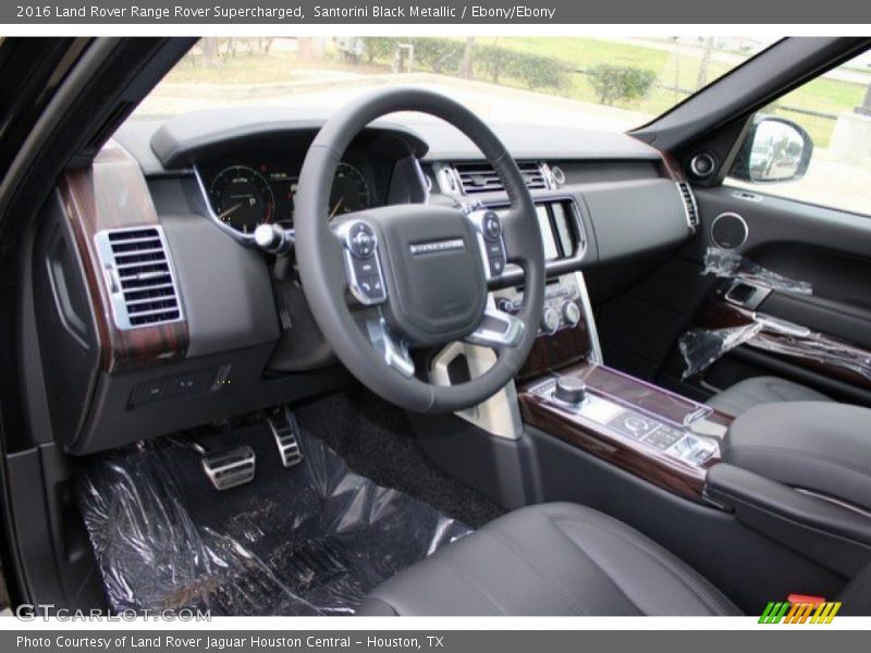 Santorini Black Metallic / Ebony/Ebony 2016 Land Rover Range Rover Supercharged