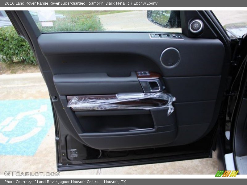 Santorini Black Metallic / Ebony/Ebony 2016 Land Rover Range Rover Supercharged