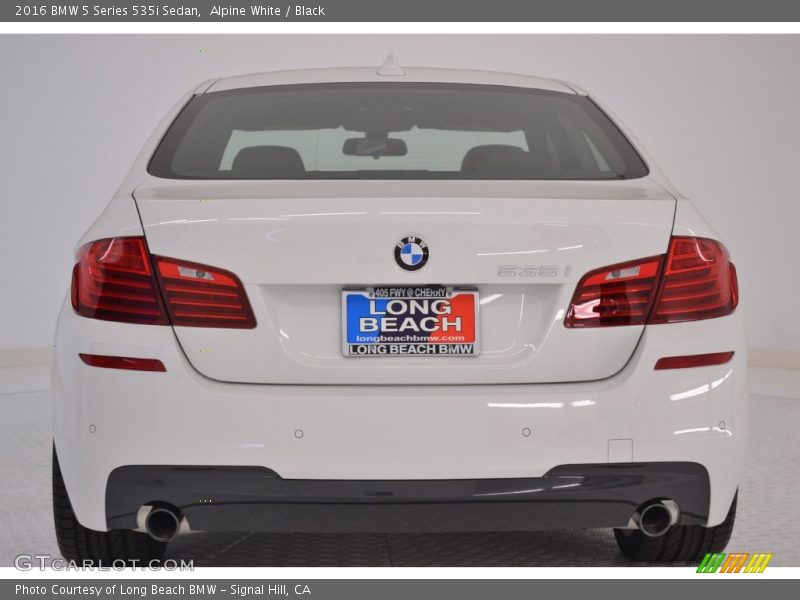 Alpine White / Black 2016 BMW 5 Series 535i Sedan