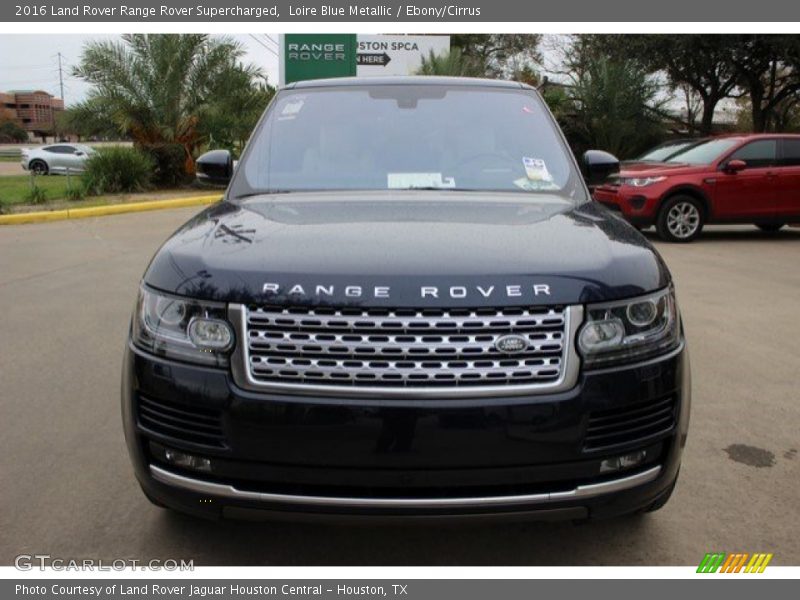 Loire Blue Metallic / Ebony/Cirrus 2016 Land Rover Range Rover Supercharged