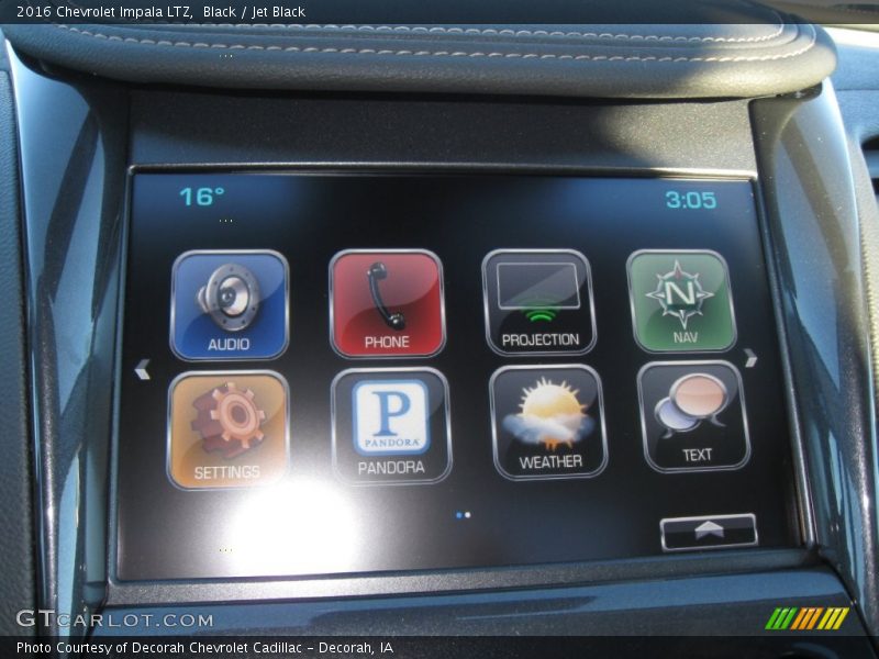 Black / Jet Black 2016 Chevrolet Impala LTZ