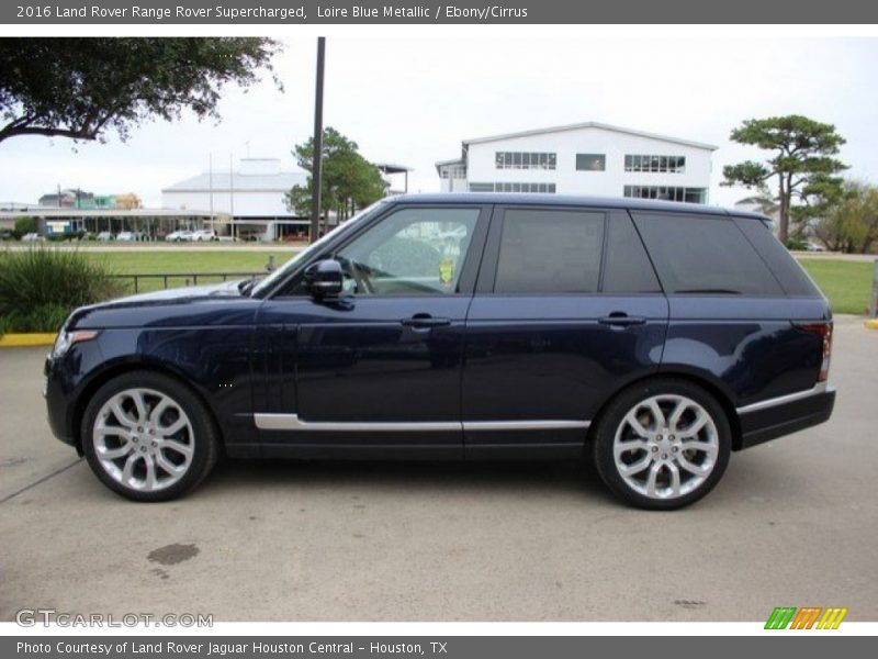 Loire Blue Metallic / Ebony/Cirrus 2016 Land Rover Range Rover Supercharged