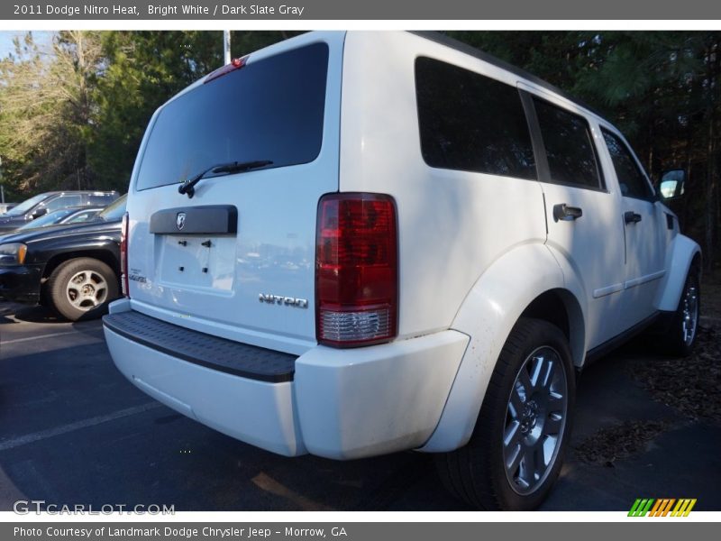 Bright White / Dark Slate Gray 2011 Dodge Nitro Heat