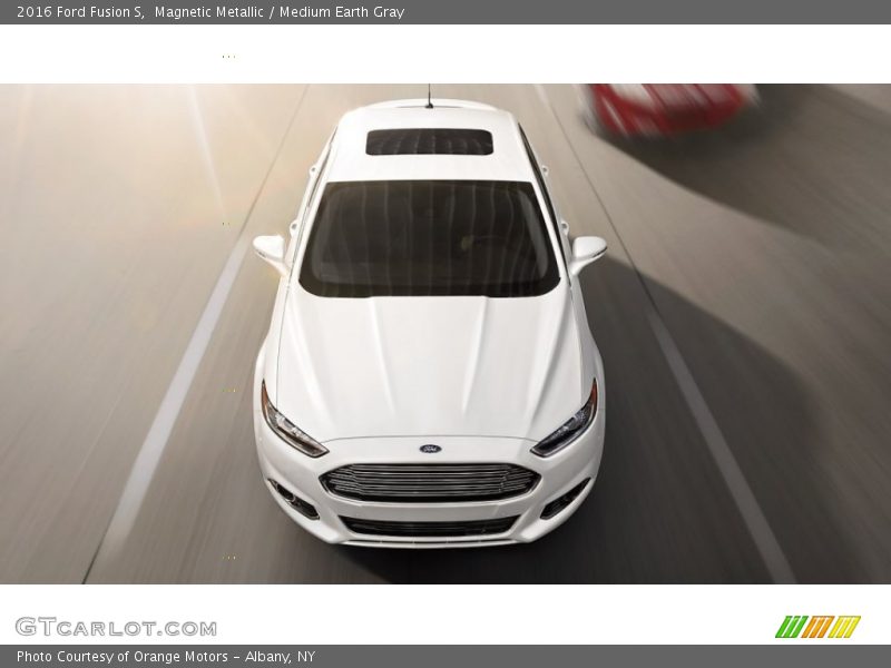 Magnetic Metallic / Medium Earth Gray 2016 Ford Fusion S