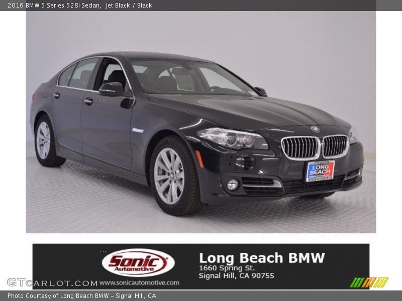 Jet Black / Black 2016 BMW 5 Series 528i Sedan