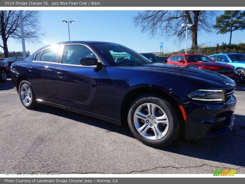 Jazz Blue Pearl Coat / Black 2016 Dodge Charger SE