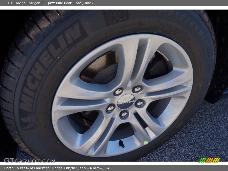 Jazz Blue Pearl Coat / Black 2016 Dodge Charger SE