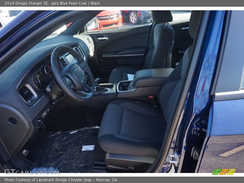 Jazz Blue Pearl Coat / Black 2016 Dodge Charger SE