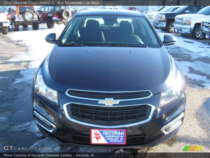 Blue Ray Metallic / Jet Black 2016 Chevrolet Cruze Limited LT