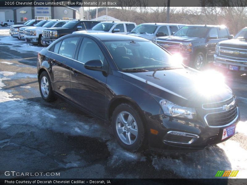 Blue Ray Metallic / Jet Black 2016 Chevrolet Cruze Limited LT