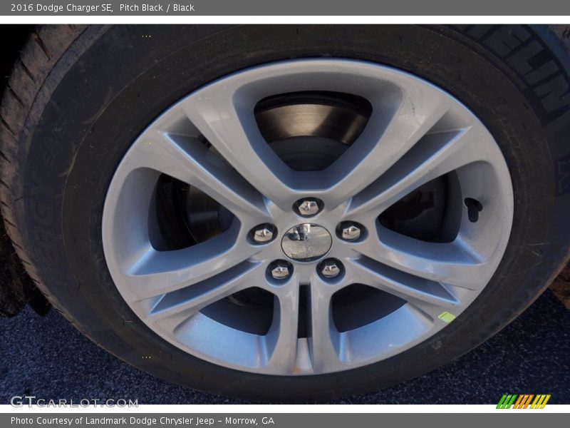 Pitch Black / Black 2016 Dodge Charger SE