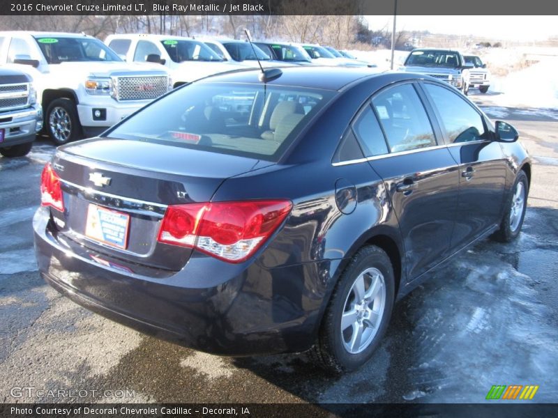 Blue Ray Metallic / Jet Black 2016 Chevrolet Cruze Limited LT