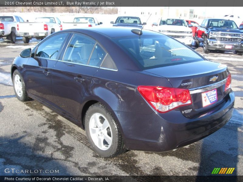 Blue Ray Metallic / Jet Black 2016 Chevrolet Cruze Limited LT