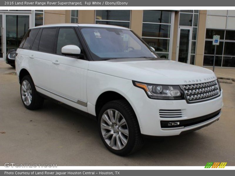 Fuji White / Ebony/Ebony 2016 Land Rover Range Rover Supercharged