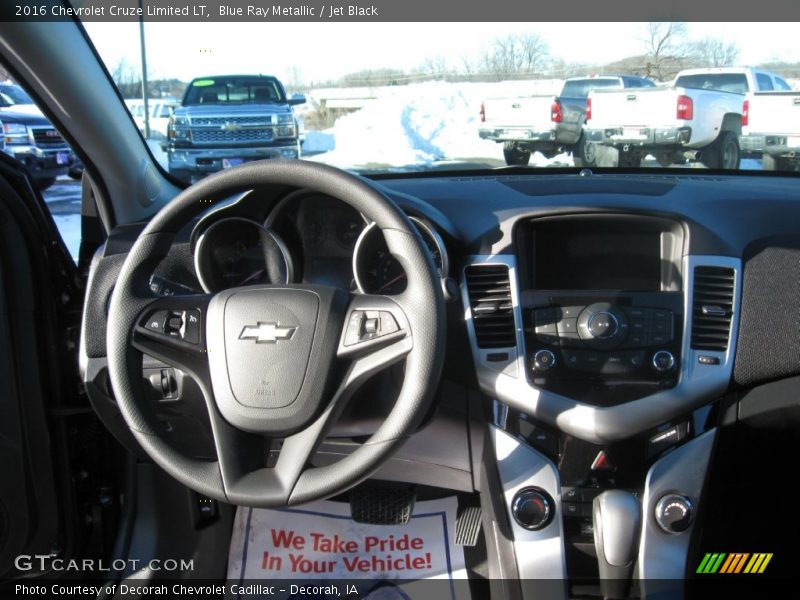 Blue Ray Metallic / Jet Black 2016 Chevrolet Cruze Limited LT