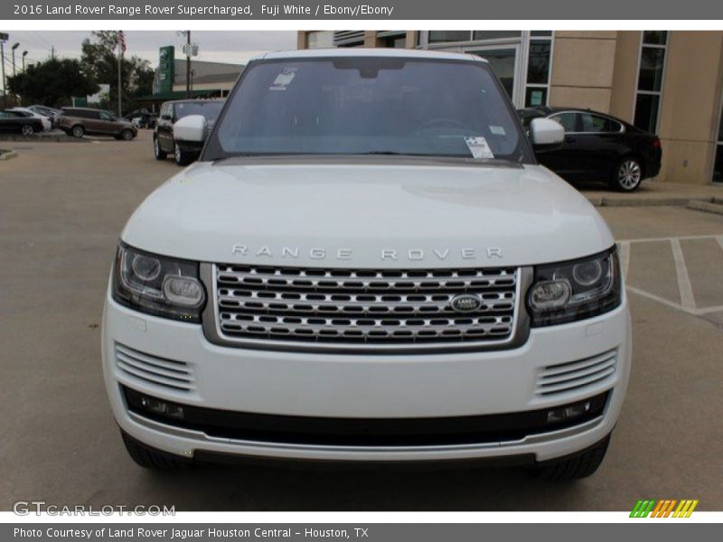 Fuji White / Ebony/Ebony 2016 Land Rover Range Rover Supercharged