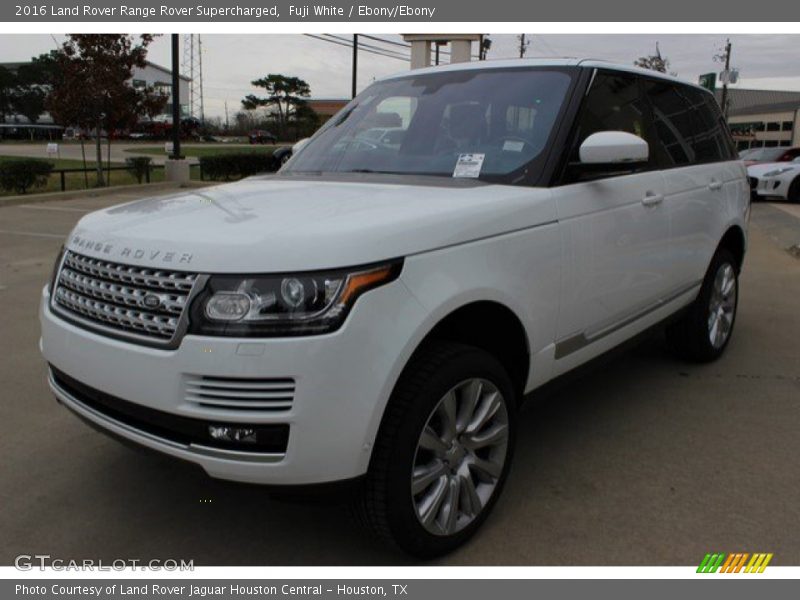 Fuji White / Ebony/Ebony 2016 Land Rover Range Rover Supercharged