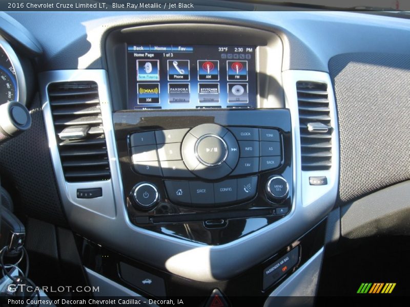 Blue Ray Metallic / Jet Black 2016 Chevrolet Cruze Limited LT