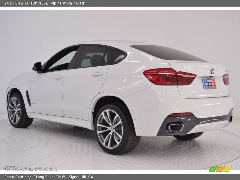 Alpine White / Black 2016 BMW X6 sDrive35i
