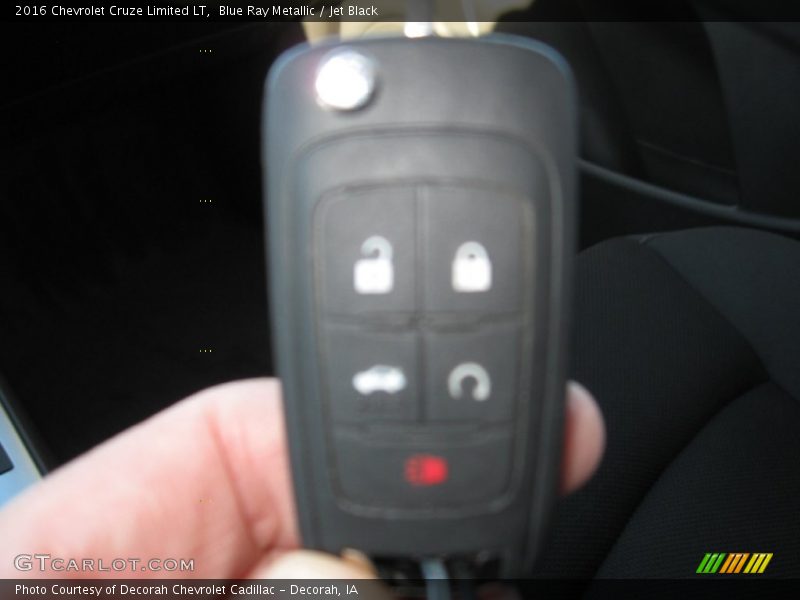 Blue Ray Metallic / Jet Black 2016 Chevrolet Cruze Limited LT