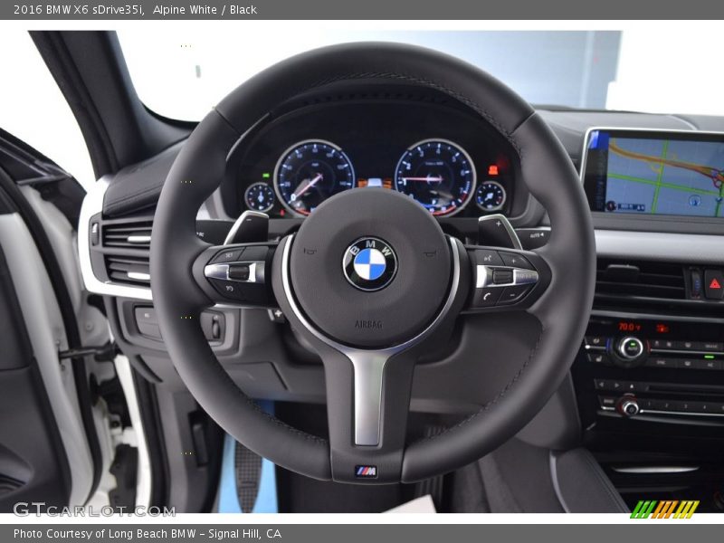 Alpine White / Black 2016 BMW X6 sDrive35i